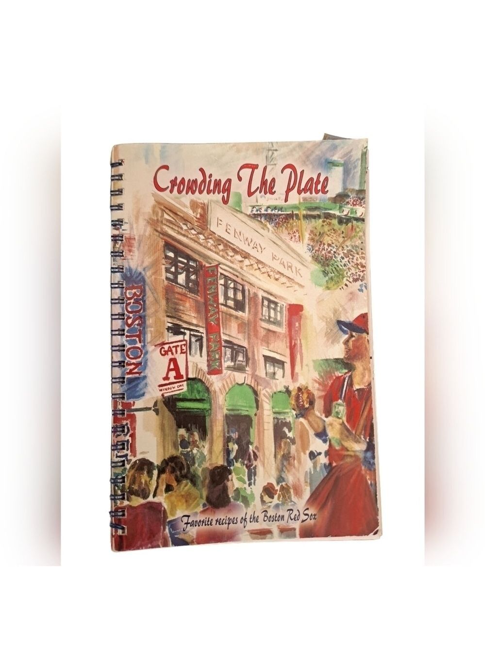 Crowding the Plate Favorite Recipes of the Boston Red Sox spiral cookbook 2001